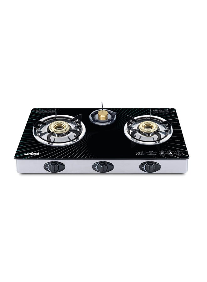 Sanford Glass Gas Stove 3 Burner (Detachable) SF5326GC A Multicolour  - Image 3