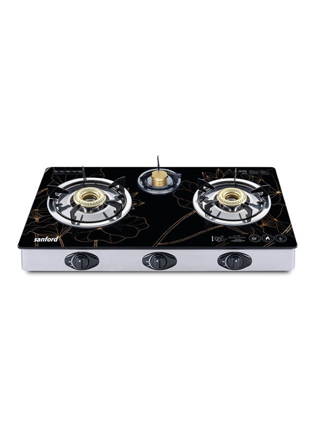 Sanford Glass Gas Stove 3 Burner (Detachable) SF5326GC A Multicolour  - Image 2