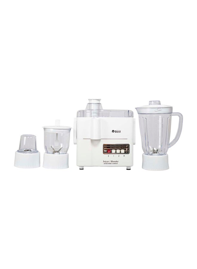 Techno Best 4-In-1 Food Processor 1600 ml 400 W BEJ-001 White  - Image 2