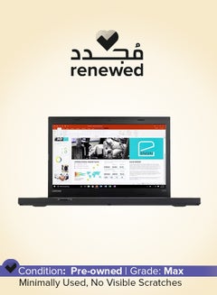 Renewed - ThinkPad L470 Laptop With 14 inch Display,Intel Core i3 Processor/6th Gen/8GB RAM/256GB SSD/Windows 10 Pro English Black