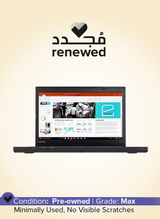 Renewed - ThinkPad L470 Laptop With 14 inch Display,Intel Core i3 Processor/6th Gen/8GB RAM/256GB SSD/Windows 10 Pro English Black - pnsku/N53410841A/45/_/1721817769/9050608f-7b16-4ac5-917e-20c337173fae