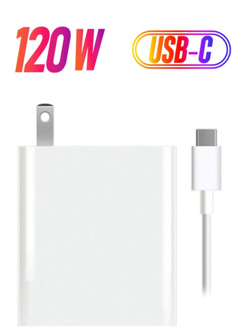 USB-A Combo Charging 120W White