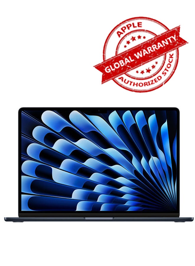 Apple - MacBook Air MQKW3 15-Inch Display, Apple M2 Chip with 8-Core CPU And 10-Core GPU, 256GB SSD, English Arabic Keyboard Midnight - Image 1