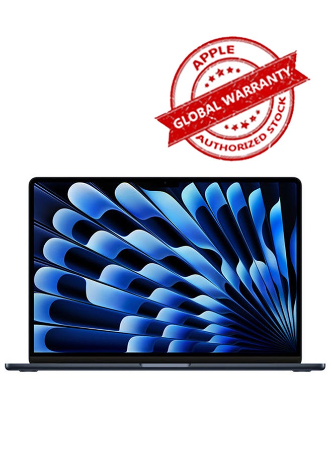 Apple - MacBook Air MQKW3 15-Inch Display, Apple M2 Chip with 8-Core CPU And 10-Core GPU, 256GB SSD, English Arabic Keyboard Midnight - Image 1