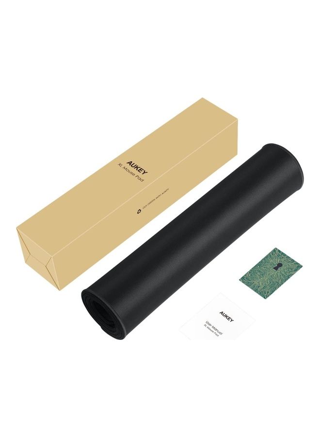 أوكي لوحة ماوس ألعاب كبيرة مقاس XL (900 × 400 × 3 مم) لوحة ماوس سميكة ممتدة غير قابلة للانزلاق ومقاومة للانسكاب مع سطح مزخرف خاص، حواف مخيطة مضادة للاهتراء للوحة المفاتيح والكمبيوتر الشخصي - Image 2