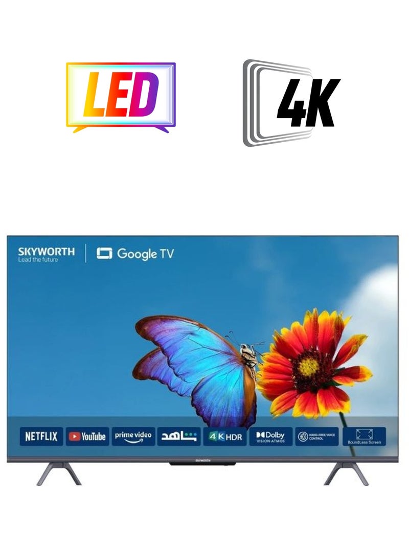 Skyworth 55" 4K UHD Smart Google TV LED 55SUE9320F Black  - Image 1