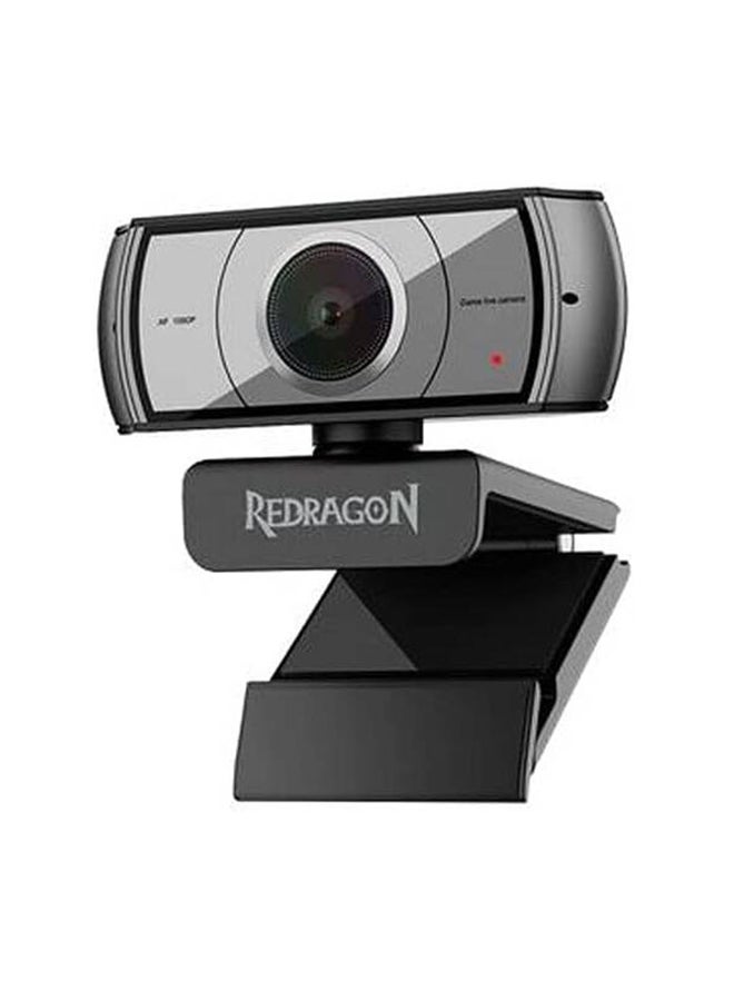 REDRAGON Redragon GW900 Apex (1080P-30FPS) Auto Focus Webcam - Built-in Dual Microphone - Black  - Image 5