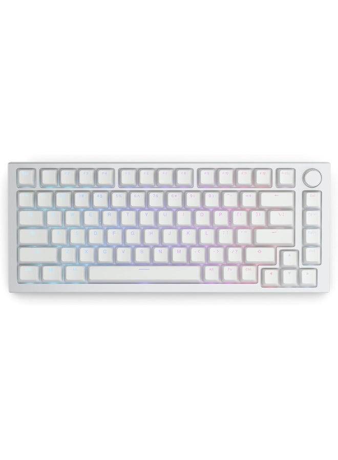 جلوريوس - أغطية مفاتيح ميكانيكية Glorious GMMK ABS Doubleshot V2 USA Base Kit - (123 مفتاحًا) - أبيض - Image 1