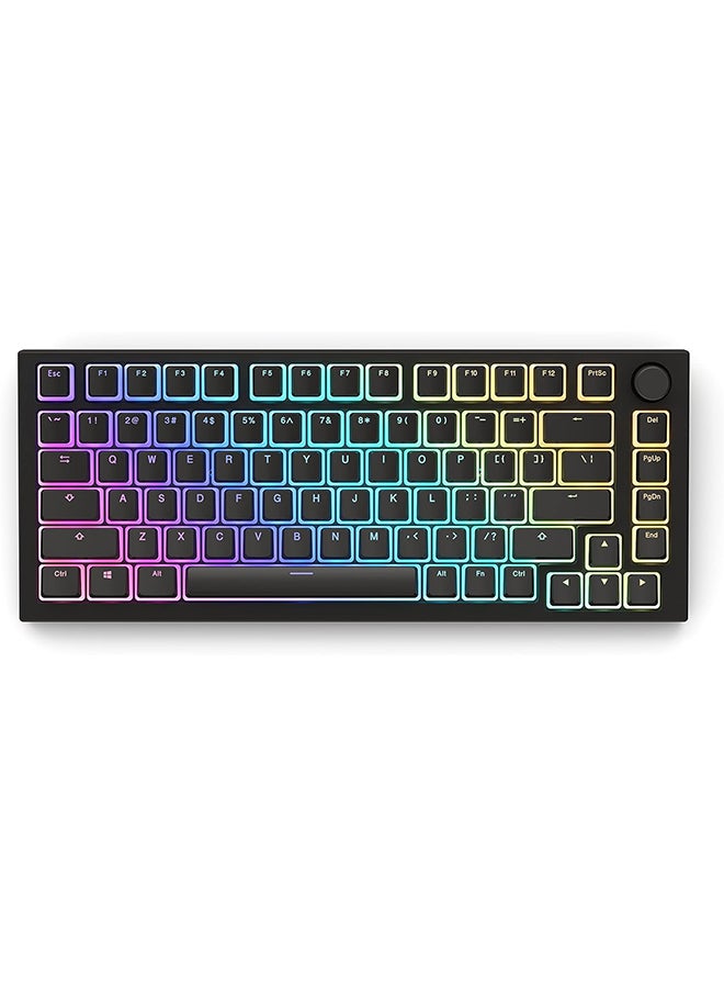 Glorious - Glorious Aura V2 (Black) - PBT Pudding Keycaps for Mechanical Keyboards - ANSI (US), ISO Compatible - Supports Full Size, TKL, 75%, 60% Layouts - Image 1