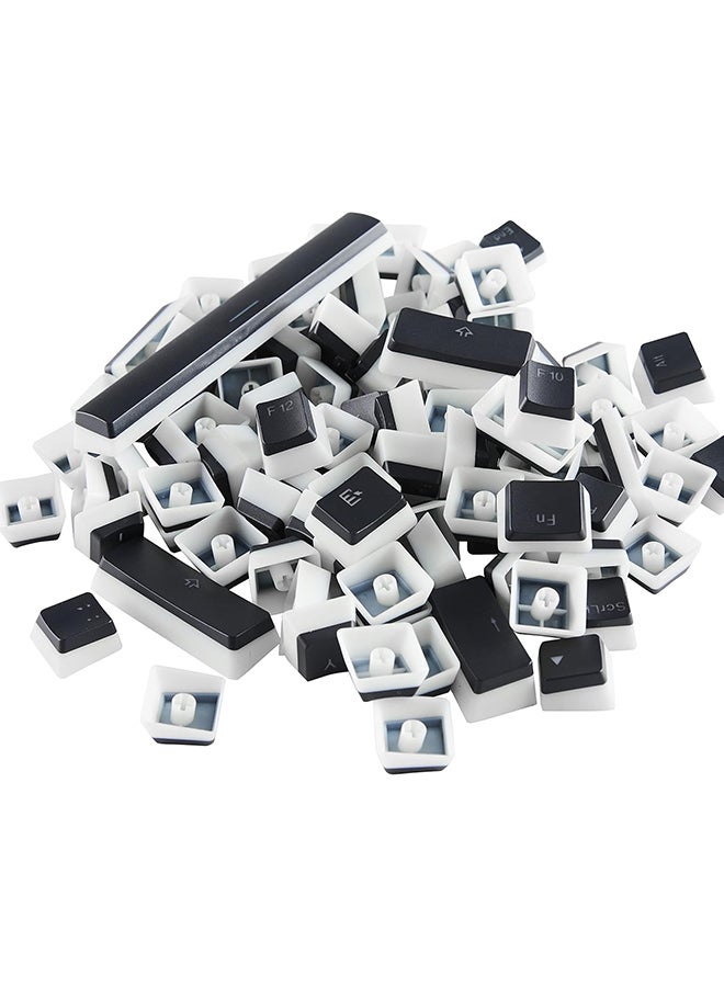 Glorious - Glorious Aura V2 (Black) - PBT Pudding Keycaps for Mechanical Keyboards - ANSI (US), ISO Compatible - Supports Full Size, TKL, 75%, 60% Layouts - Image 1