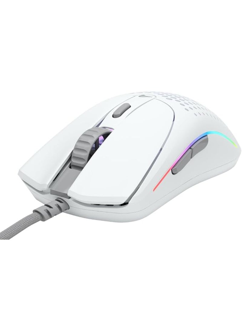 Glorious Model O2 Wired RGB Gaming Mouse, Ultralight 59-gram Weight,  26,000 DPI BAMF 2.0 Sensor, Crisp Switches Rated for 80M Clicks, RGB Lighting, G-Skates Mouse Feet, White | GLO-MS-OV2-MW  - Image 2