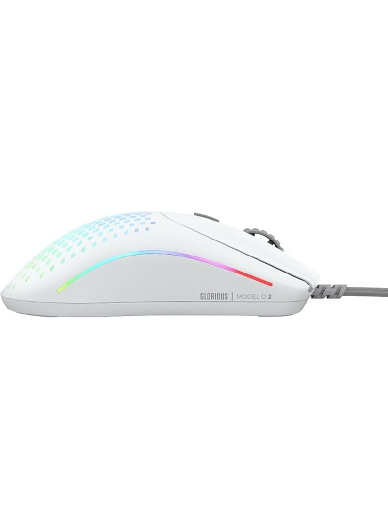 Glorious Model O2 Wired RGB Gaming Mouse, Ultralight 59-gram Weight,  26,000 DPI BAMF 2.0 Sensor, Crisp Switches Rated for 80M Clicks, RGB Lighting, G-Skates Mouse Feet, White | GLO-MS-OV2-MW  - Image 3