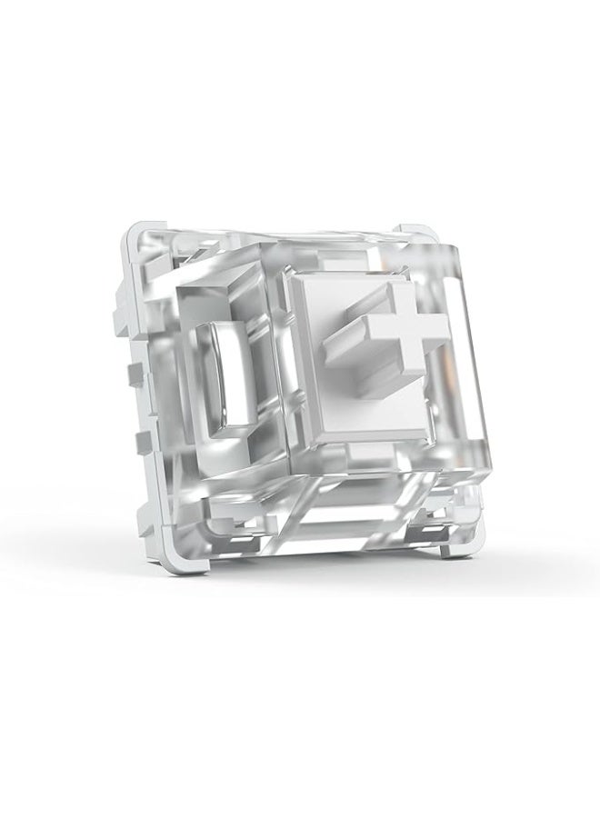 Glorious Gateron Clear Mechanical Keyboard Switches (120 Pack) - Ultra-Light Linear For Rapid Typing & Gaming - 35G Actuation Force  - Image 4