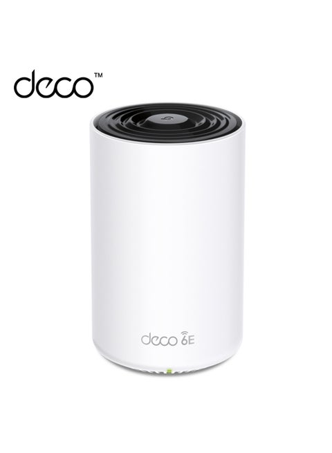 Deco AXE5400 Tri-Band WiFi 6E Mesh Router(Deco XE75 Pro) - 2.5G WAN/LAN Port, 2 x Gigabit LAN Ports, Covers up to 2900 Sq. Ft, Replaces Wi-Fi Router and Extender, AI-Driven Mesh, New 6GHz Band White
