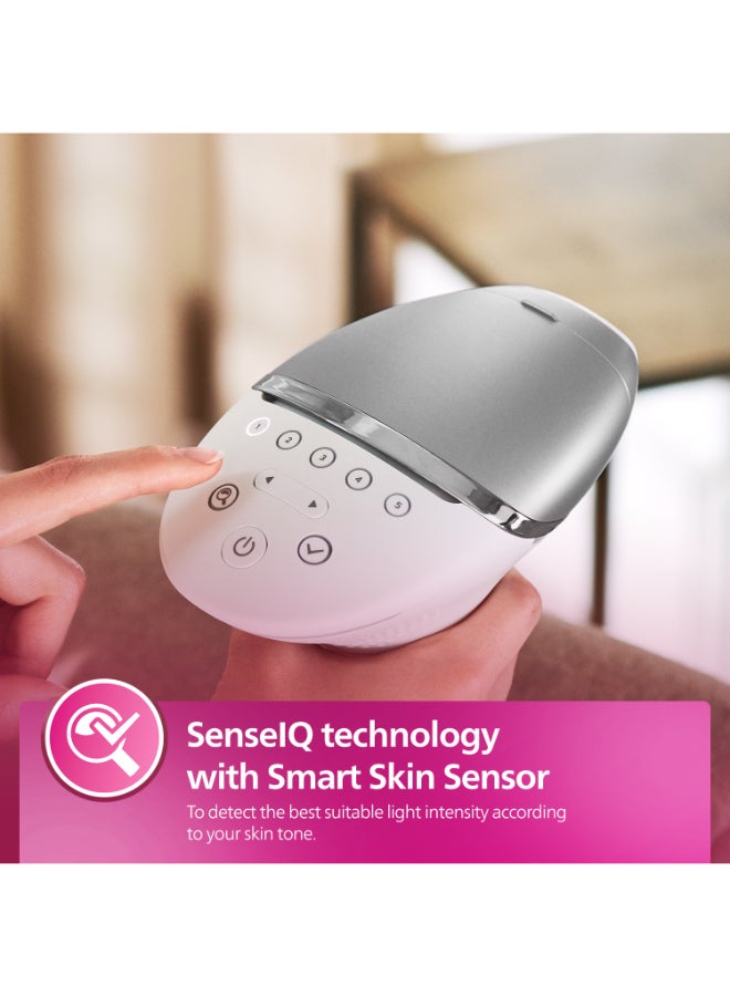 Philips - Philips Lumea IPL, Hair Removal, 8000 Series, Sense IQ Technology, Body Treatment Attachment, Corded Use, BRI940/00, 60 Days Money Back Guarantee White/Silver - Image 1