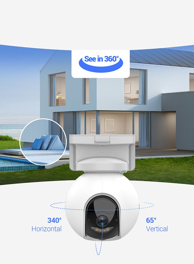 EZVIZ HB8 2K Battery-Powered Pan & Tilt Wi-Fi Camera  - Image 4