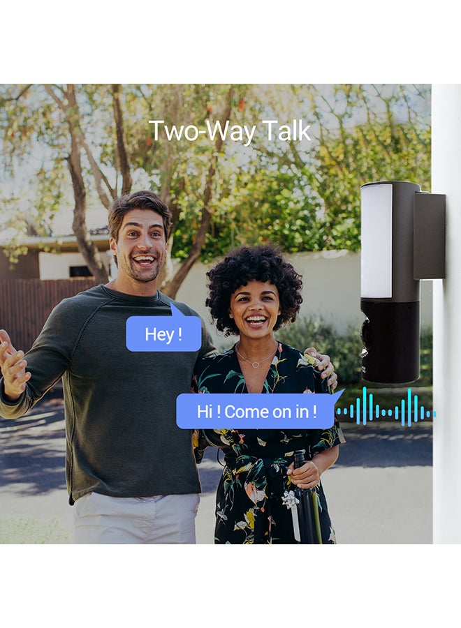إيزفيز - كاميرا EZVIZ LC3 الذكية بدقة 4 ميجابكسل خارجية وداخلية FHD 1080p WiFi مع أضواء ، سطوع 700 لومن ، اكتشاف الحركة والإنسان ، رؤية ليلية ملونة (حتى 18 مترا) ، تحدث ثنائي الاتجاه ، تخزين مدمج 32 جيجا بايت eMMC - Image 1