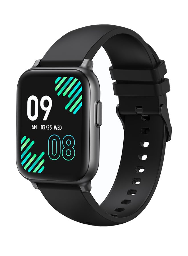 Aukey - Smartwatch with Calling Function, 1.69-inch TFT LCD display, IP68 Waterproof, 25 Days Battery Life Fitness Tracker with Sport & Health tracking & Customise faces SW-1 Black - Image 1
