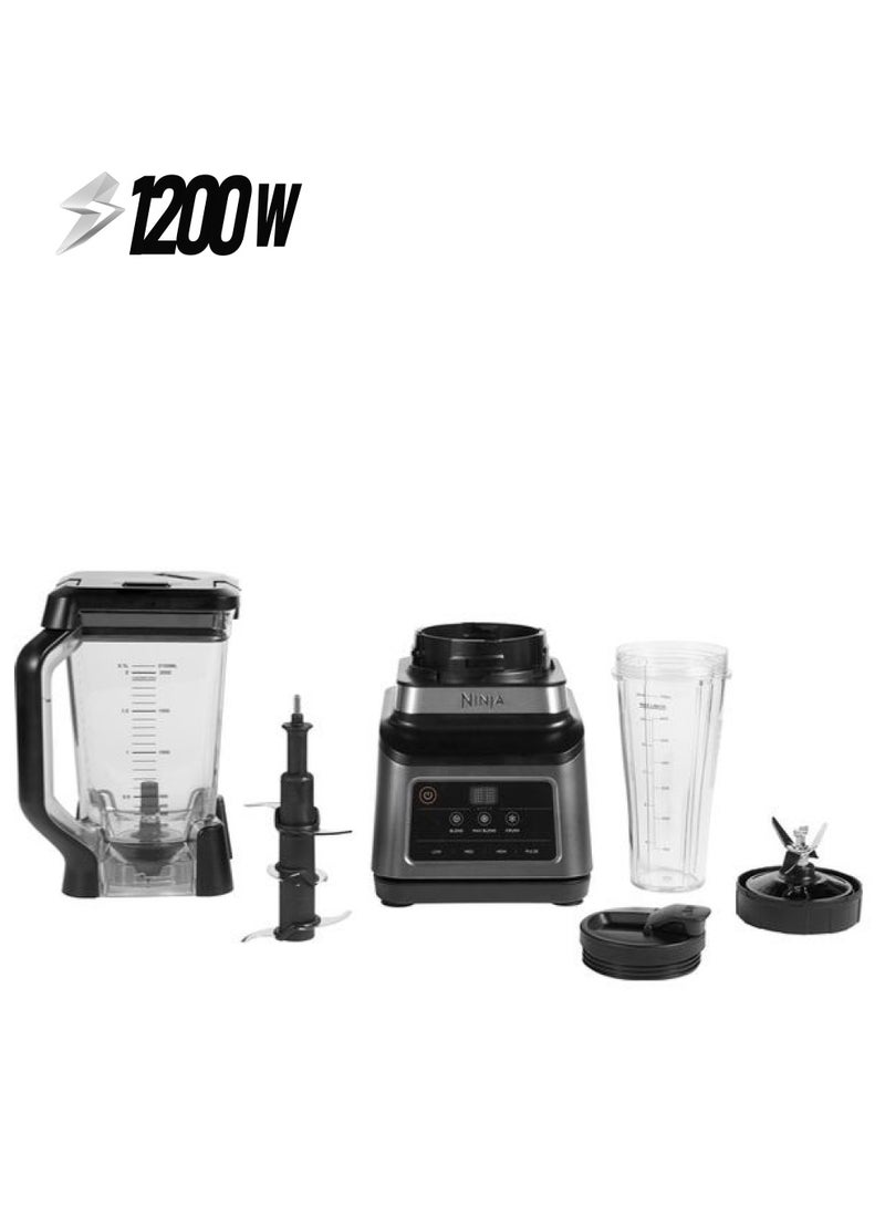 Ninja - 2-in-1 Blender with Auto-iQ Technology 2.1 L 1200 W BN750ME Grey - Image 1