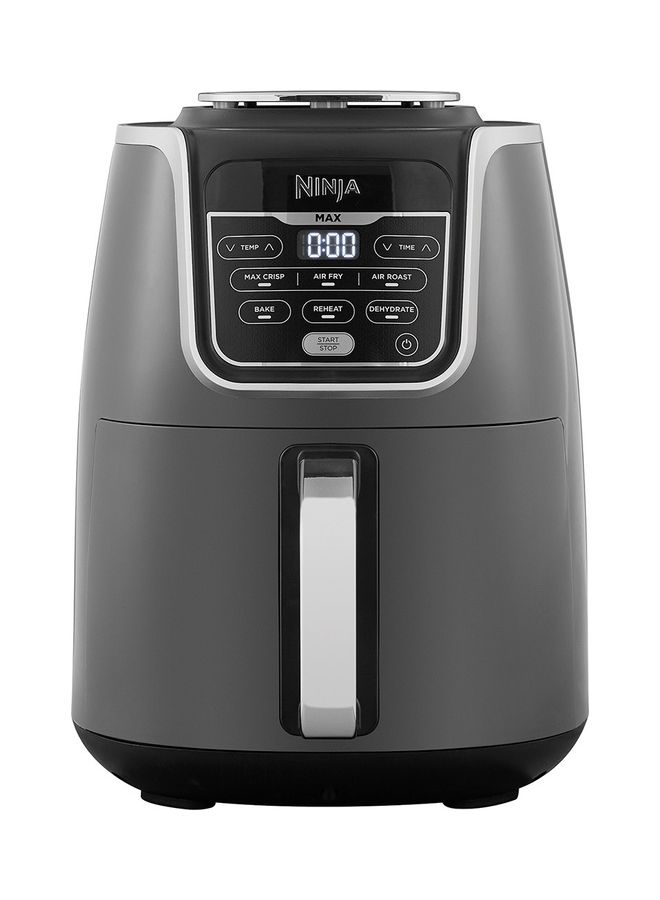 Ninja Air Fryer MAX, 5.2L, 6-In-1, Uses No Oil,  Air Fry, Max Crisp, Roast, Bake, Reheat, Dehydrate, Family Size, Digital, Cook From Frozen, Non-Stick, Dishwasher Safe Basket 5.2 L 1750 W AF160ME Grey - Image 1