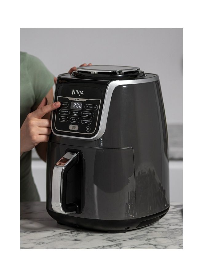 Ninja Air Fryer MAX, 5.2L, 6-In-1, Uses No Oil,  Air Fry, Max Crisp, Roast, Bake, Reheat, Dehydrate, Family Size, Digital, Cook From Frozen, Non-Stick, Dishwasher Safe Basket 5.2 L 1750 W AF160ME Grey - Image 3