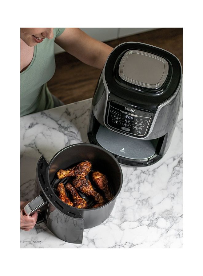 Ninja Air Fryer MAX, 5.2L, 6-In-1, Uses No Oil,  Air Fry, Max Crisp, Roast, Bake, Reheat, Dehydrate, Family Size, Digital, Cook From Frozen, Non-Stick, Dishwasher Safe Basket 5.2 L 1750 W AF160ME Grey - Image 4