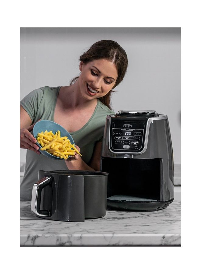 Ninja Air Fryer MAX, 5.2L, 6-In-1, Uses No Oil,  Air Fry, Max Crisp, Roast, Bake, Reheat, Dehydrate, Family Size, Digital, Cook From Frozen, Non-Stick, Dishwasher Safe Basket 5.2 L 1750 W AF160ME Grey - Image 5