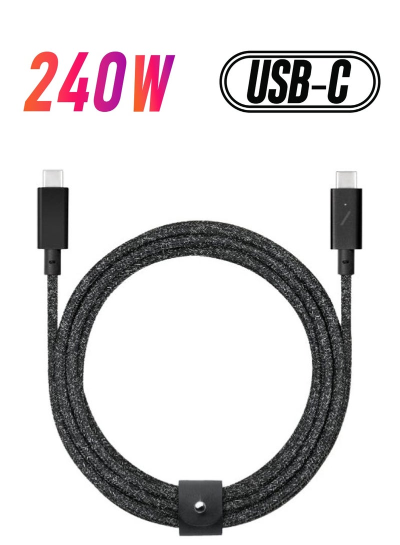 Native Union - Belt Cable-Type-C-C-Pro - 2.4M - 240W Cosmos - Image 1
