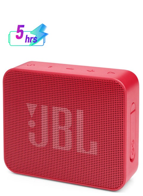 Go Essential Portable Waterproof Speaker Original Jbl Pro Sound Big Audio And Rich Bass Ipx7 Waterproof Wireless Streaming 5 Hours Of Battery Red