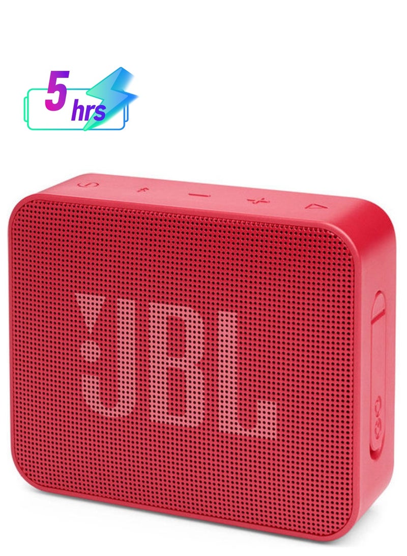 JBL - Go Essential Portable Waterproof Speaker Original Jbl Pro Sound Big Audio And Rich Bass Ipx7 Waterproof Wireless Streaming 5 Hours Of Battery Red - Image 1