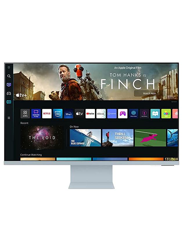 Samsung 32 Inch M8 4K UHD Flat Monitor, With Smart TV Experience And Camera, Max 60Hz Refresh Rate, 4Ms Gtg Response Time, 16:9 Aspect Ratio, HDR10, IoT Hub, USB-C, Micro HDMI Daylight Blue - Image 1