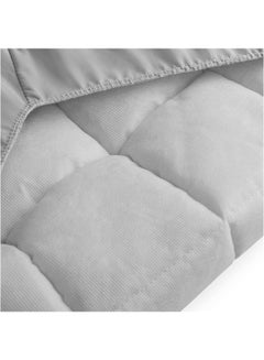 hauck Bed Me, Mattress Protector Sheet 80 X 50 Cm, With Elastic Corners, Soft Fitted Sheet For Travel Cot Mattress Grey  - Image 4