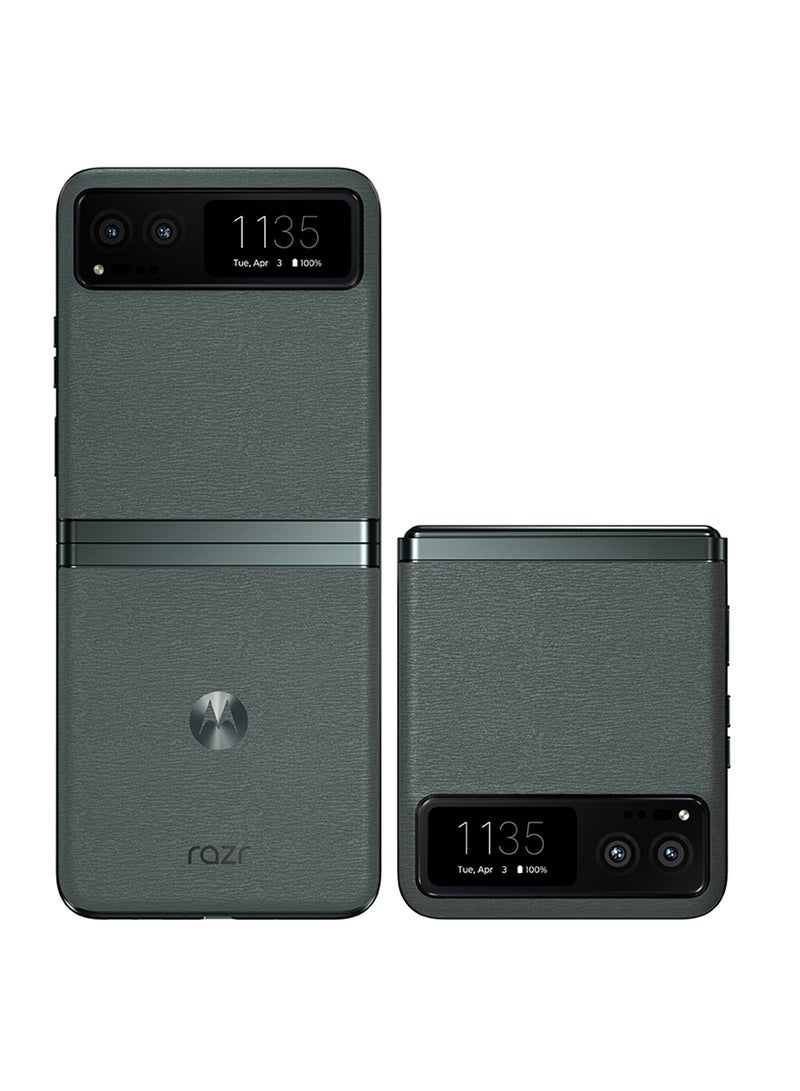 Motorola - Razr 40 Dual SIM Sage Green 8GB RAM 256GB 5G  - Middle East Version - Image 1
