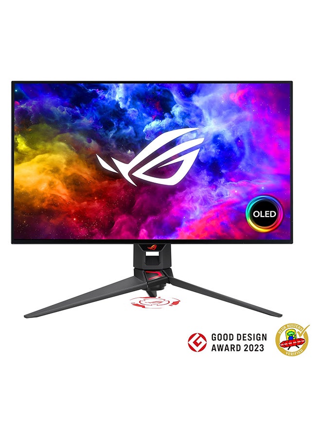 أسوس شاشة الألعاب ROG Swift OLED PG27AQDM، شاشة OLED مقاس 27 بوصة QHD 240 هرتز، وقت استجابة 0.03 مللي ثانية، ألوان 10 بت، FreeSync Premium &amp; G-SYNC، 2xHDMI V2، 1x DP 1.4، 2x USB 3.2 Gen 1 | 90LM08Q0-B01A70 - Image 5
