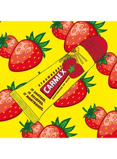 CARMEX Strawberry Lip Balm Tube 10grams  - Image 3