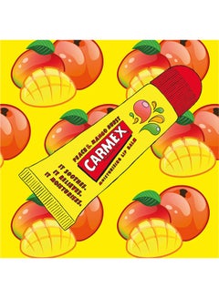 CARMEX Peach & Mango Lip Balm Tube 10grams  - Image 3