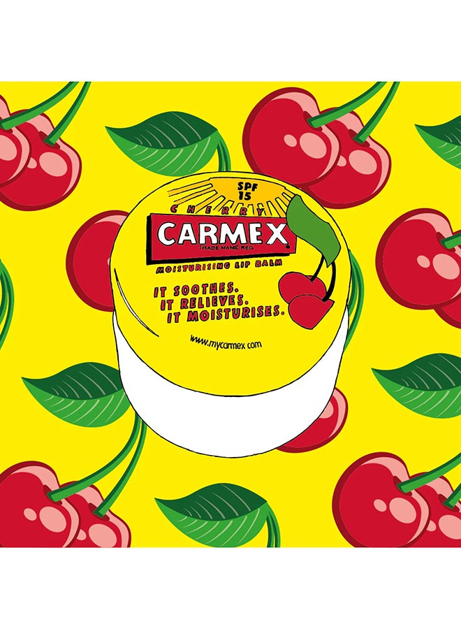 CARMEX Cherry Lip Balm Pot 7.5grams  - Image 3