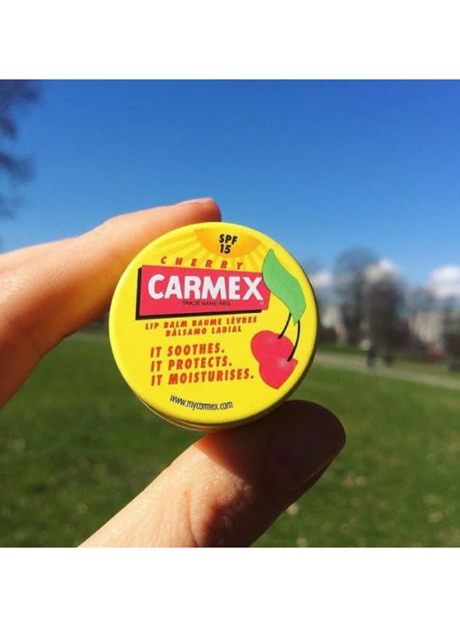 CARMEX Cherry Lip Balm Pot 7.5grams  - Image 4
