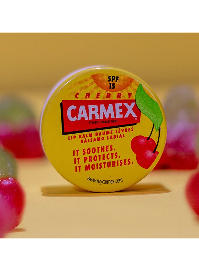 CARMEX Cherry Lip Balm Pot 7.5grams  - Image 5