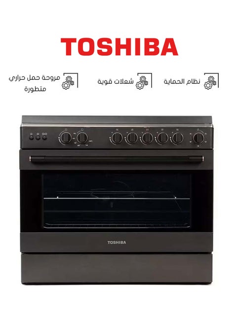 Gas Cooking Range TBA-36LMG5G089KS-SA Black/Silver/Grey