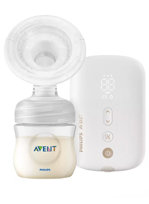 Electronic Avent Single Breast Pump Premium With Natural Motion Technology, Rechargeable Battery, Timer Display (Model Scf396, 31)