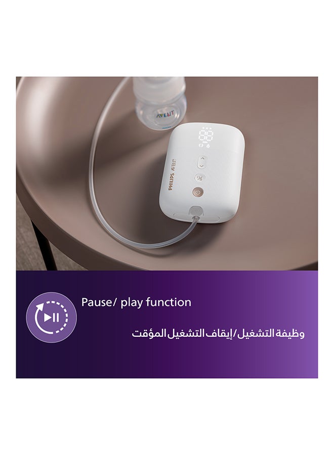 مضخة الثدي اللاسلكية الكهربائية الفردية الطبيعية SCF396/11 - Image 2