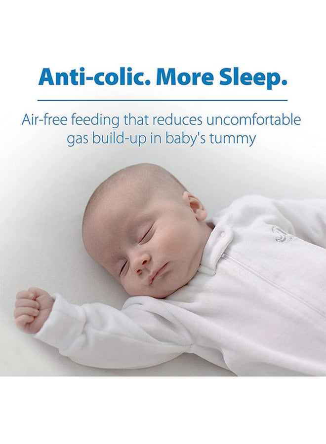 Dr. Brown’s Pack Of 4 Natural Flow Anti-Colic Options+ Narrow Baby Bottles, Floral Designs, 250ml, , 0m+ Pink - Image 2