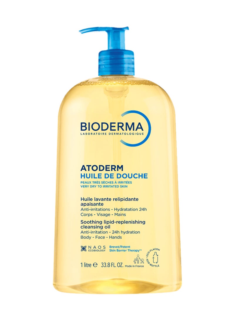 Bioderma Atoderm Huile De Douche Replenishing And Cleansing Oil 1Liters - Image 1