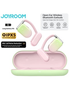 JOYROOM 600mAh JR-OE2 OWS Open Headphones Call Noise Canceling Bluetooth 5.3 Directional Audio Transmission 16.2mm Driver Movement IPX5 Waterproof Open earphones For Men And Women Open Earbuds Pink  - Image 1