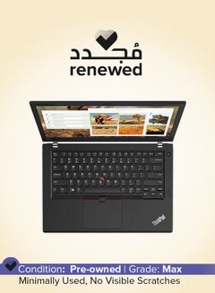 Lenovo Renewed - ThinkPad T480 Laptop With 14-Inch HD Display,Core i5/8th Generation/8GB RAM/256GB SSD/Intel HD Graphics English Black  - Image 1