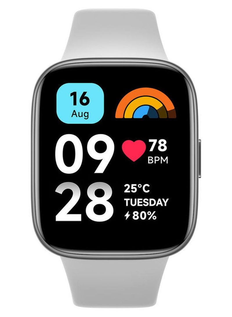 Xiaomi Redmi Watch 3 Active – 1.83” LCD Display, 5ATM Water Resistance, 12-Day Battery Life –  Platinum Grey (BHR7272GL) Platinum Grey - Image 1