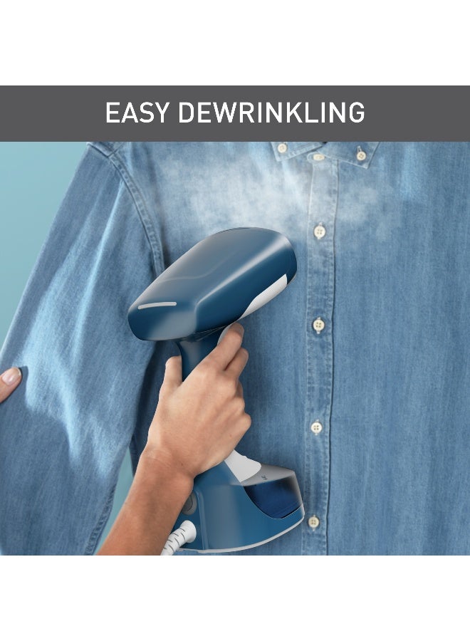 تيفال مكواة ملابس بالبخار | الوصول إلى البخار بسهولة مكواة البخار المحمولة باليد | إخراج بخار يصل إلى 25 جم/الدقيقة. | تسخين سريع خلال 15 ثانية |التعقيم |الضوء | خطاف الباب | ملابس البواخر | 2 سنة الضمان - Image 4