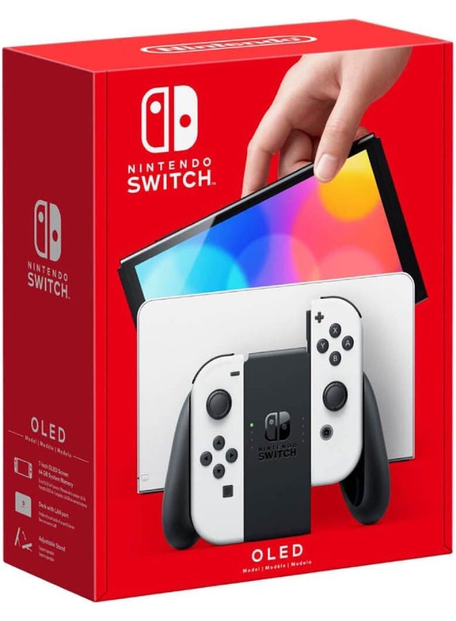 Nintendo - Nintendo Switch OLED Console - White - Image 1