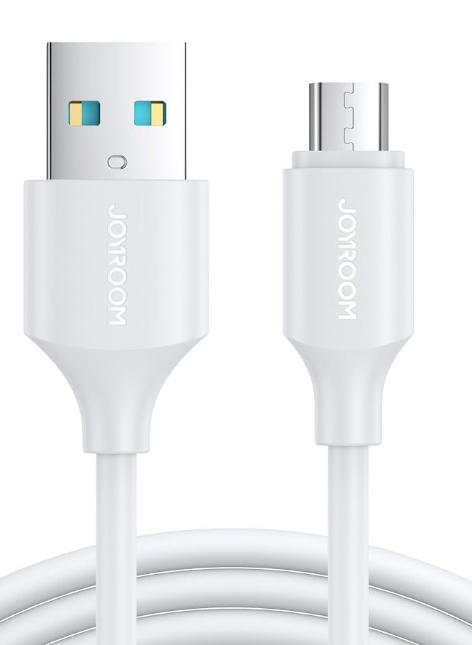JOYROOM (Cable USB-A TO Micro USB 480 Mb/s 3 1m WHITE  - Image 1